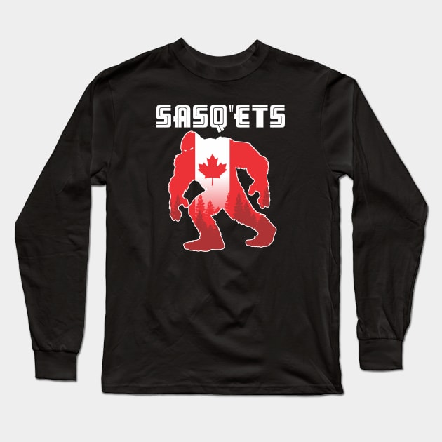 Sasq'ets Long Sleeve T-Shirt by dustbrain